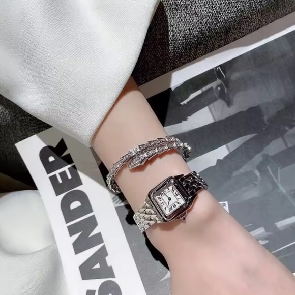 Anthropologie Serpentine Silver Adjustable Bracelet - Picture 9 of 9